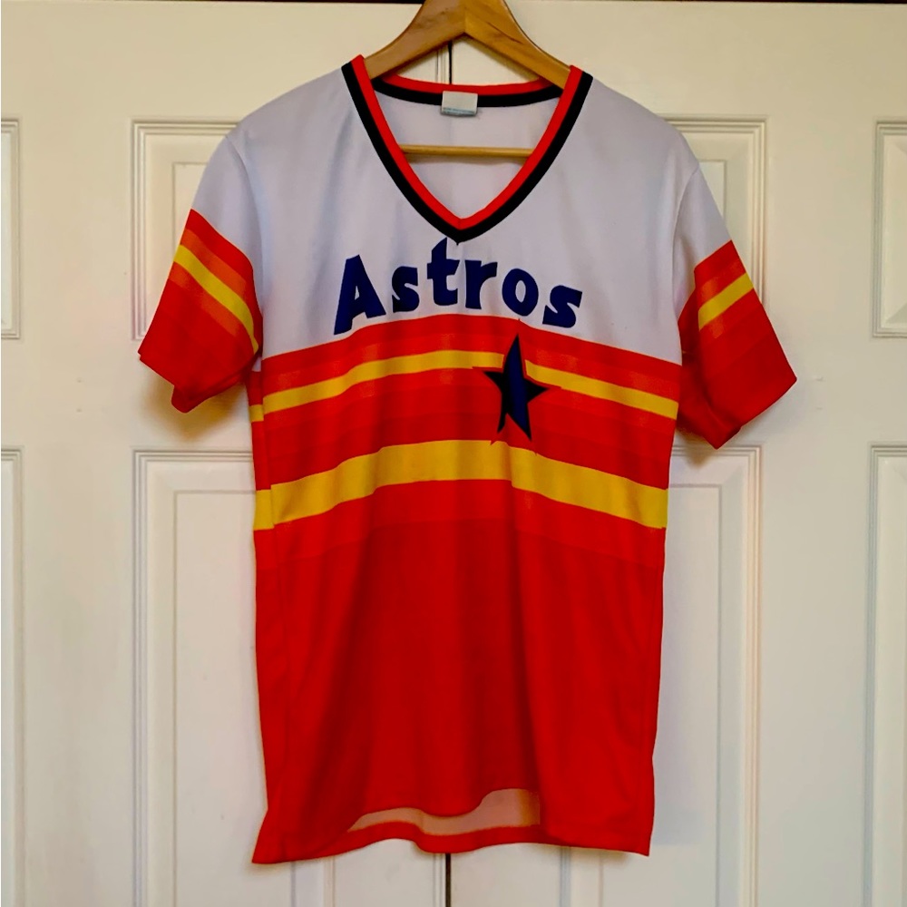 Houston Astros Vintage 1980s Pullover Jersey. Manny’s Baseball Land Twins / ‘47